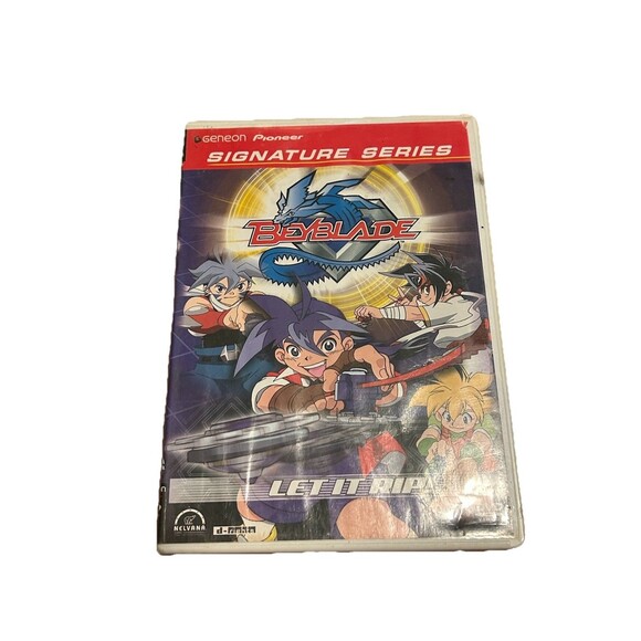 Lot of 2 Beyblade DVDs Let It Rip Signature Series + The Bladebreakers Pioneer - Picture 3 of 3